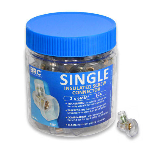 single screw connector